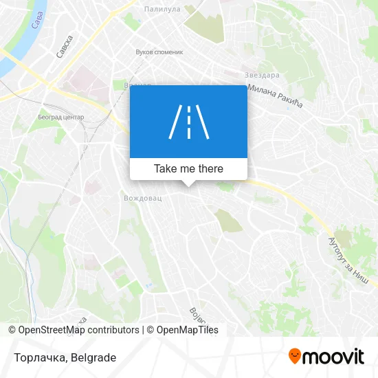 Торлачка map