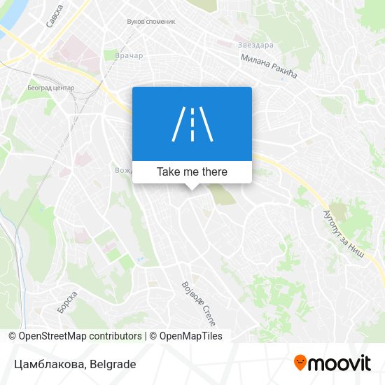 Цамблакова map