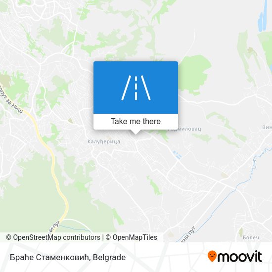 Браће Стаменковић map