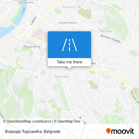 Војводе Ђуровића map