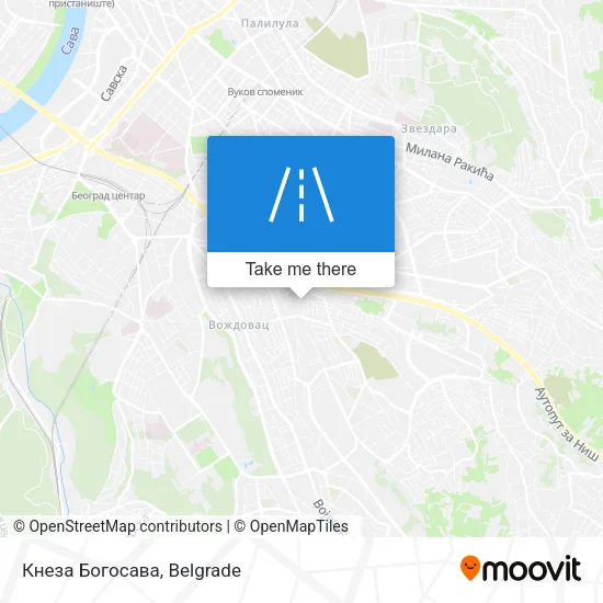 Кнеза Богосава map