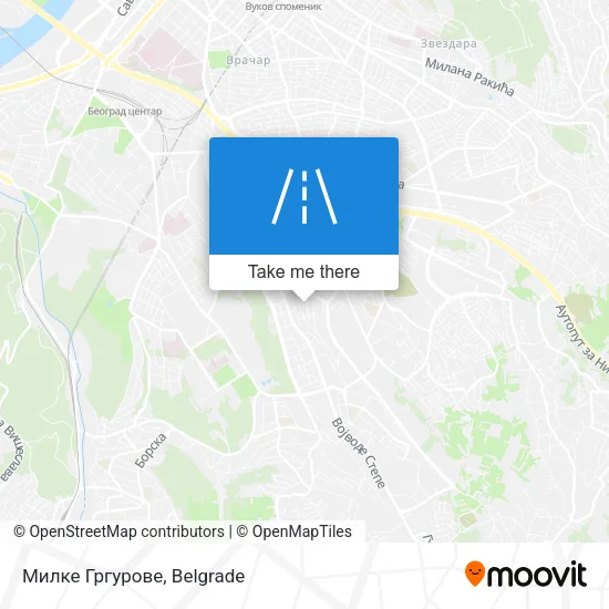 Милке Гргурове map