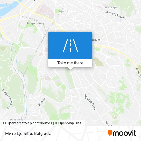 Мите Ценића map