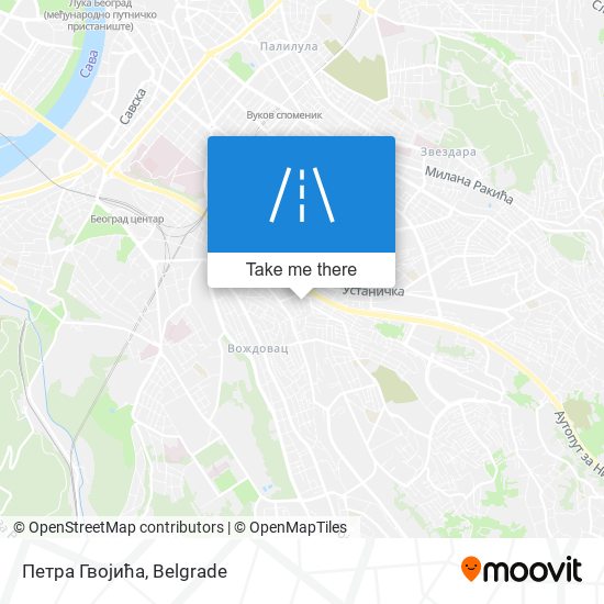 Петра Гвојића map