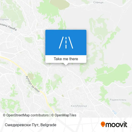 Смедеревски Пут map