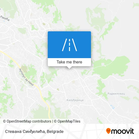 Стевана Синђелића map