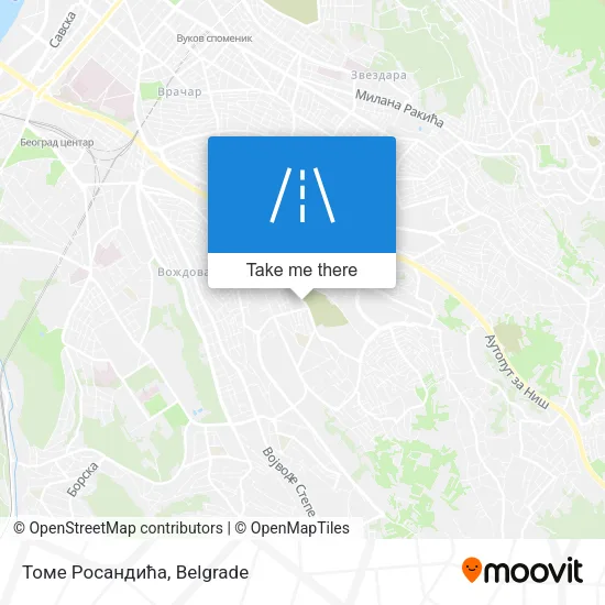 Томе Росандића map