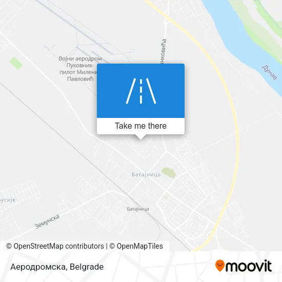 Аеродромска map