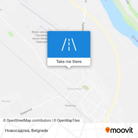 Новосадска map