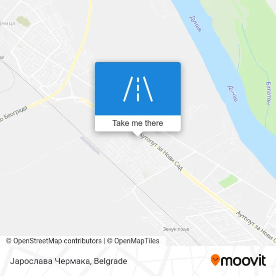 Јарослава Чермака map