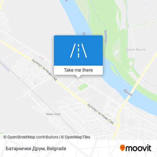 Батајнички Друм map