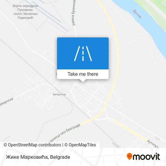 Жике Марковића map