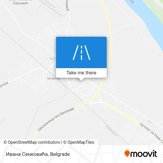 Ивана Сенковића map