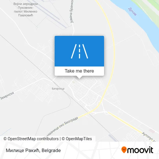 Милице Ракић map