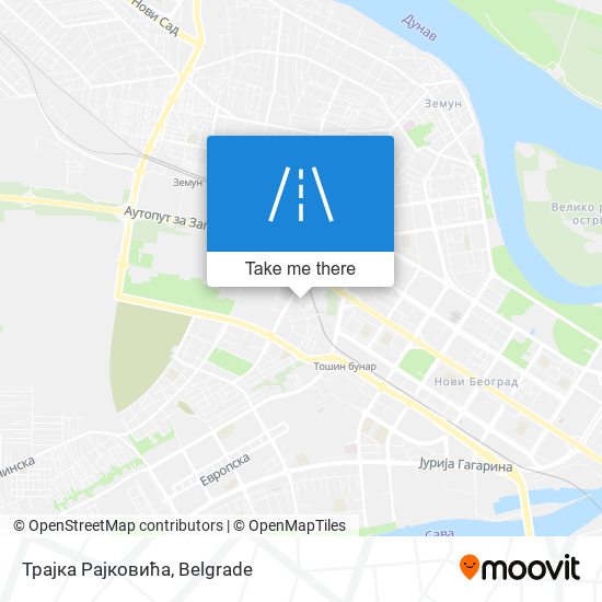 Трајка Рајковића map