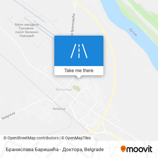 Бранислава Баришића - Доктора map