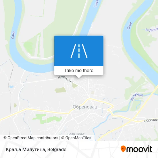 Краља Милутина map