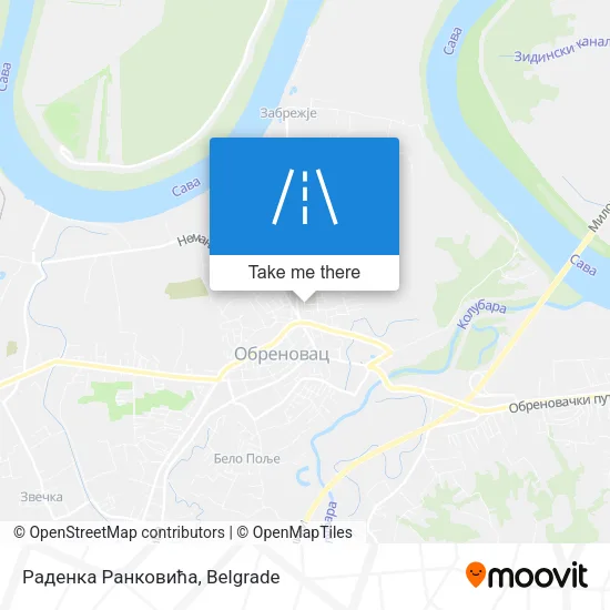 Раденка Ранковића map