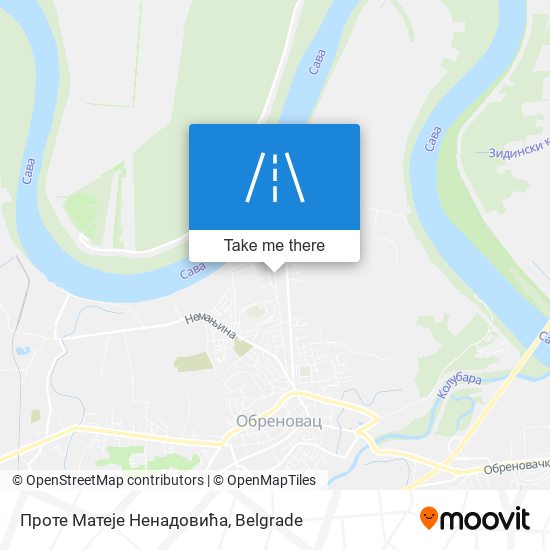 Проте Матеје Ненадовића map