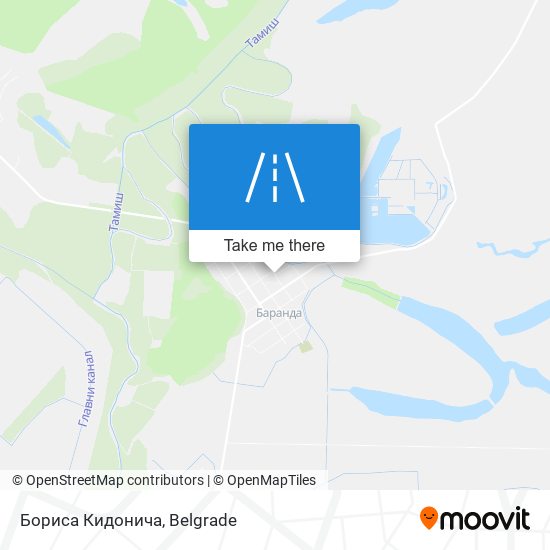 Бориса Кидонича map