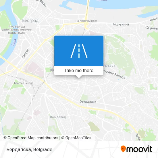 Ђердапска map