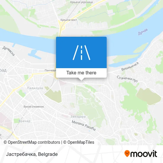 Јастребачка map