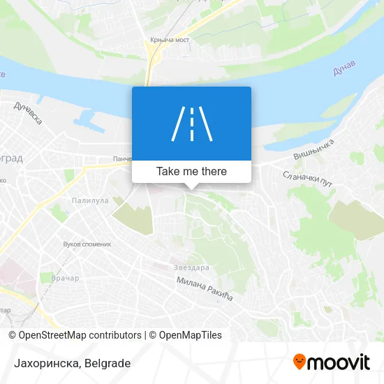 Јахоринска map