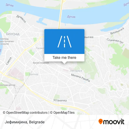 Јефимијина map