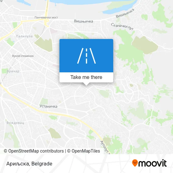 Ариљска map