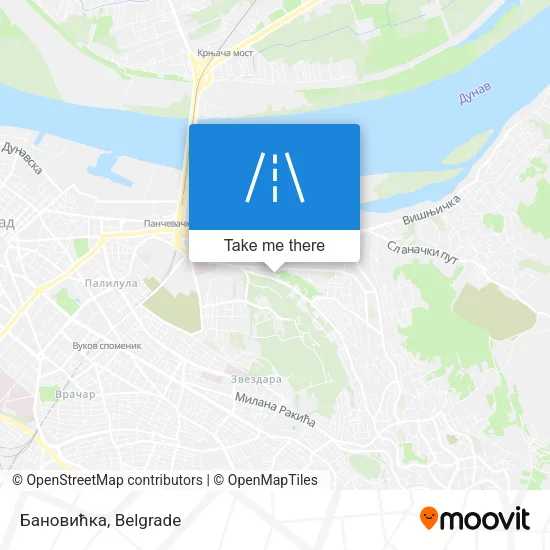 Бановићка map