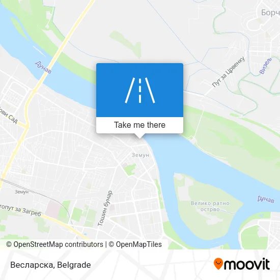 Весларска map