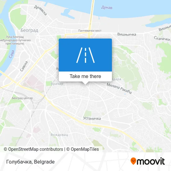 Голубачка map