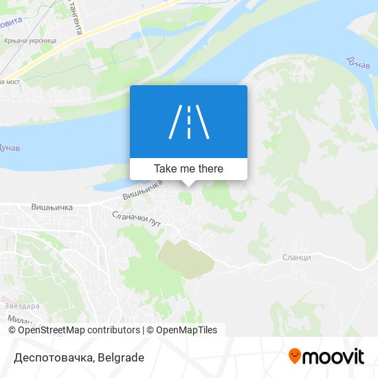 Деспотовачка map