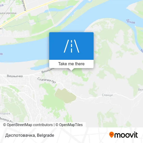 Деспотовачка map