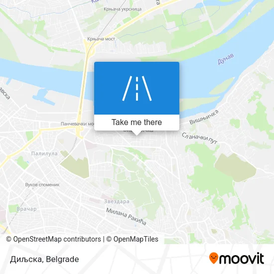 Диљска map