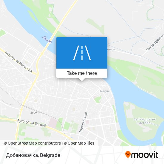 Добановачка map