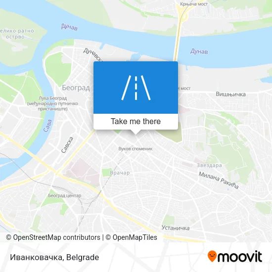 Иванковачка map