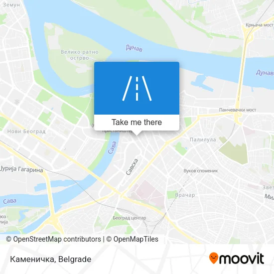 Каменичка map