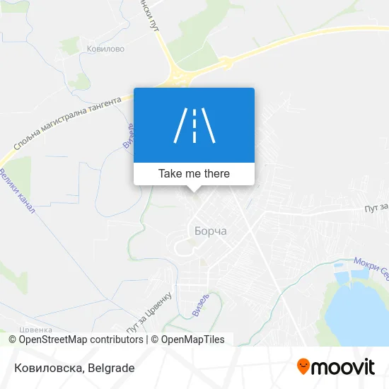 Ковиловска map