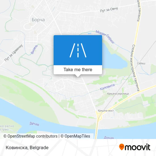 Ковинска map