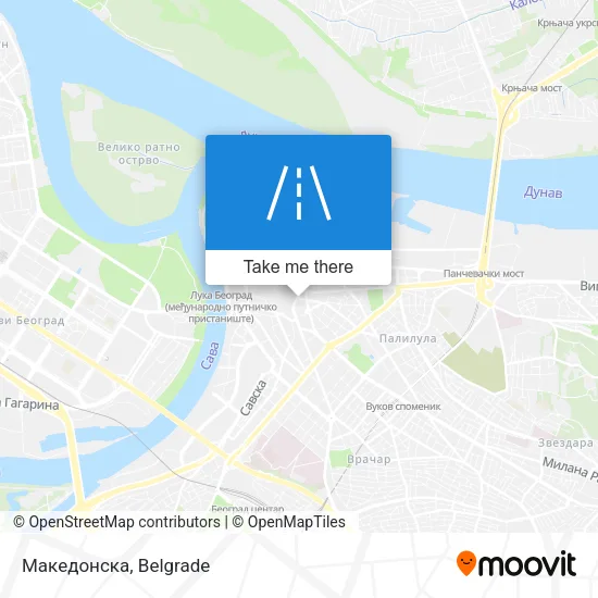 Македонска map