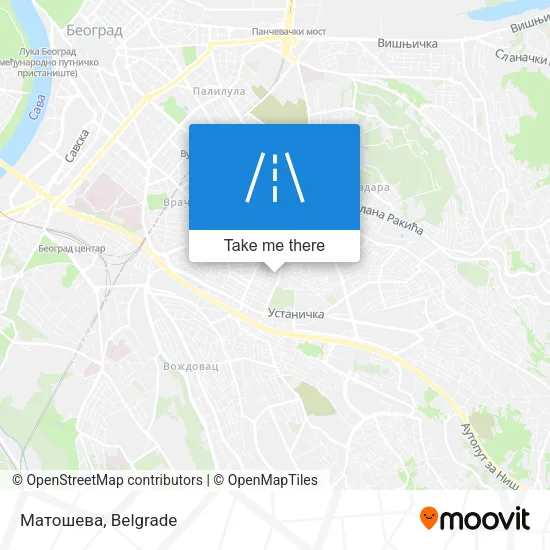 Матошева map