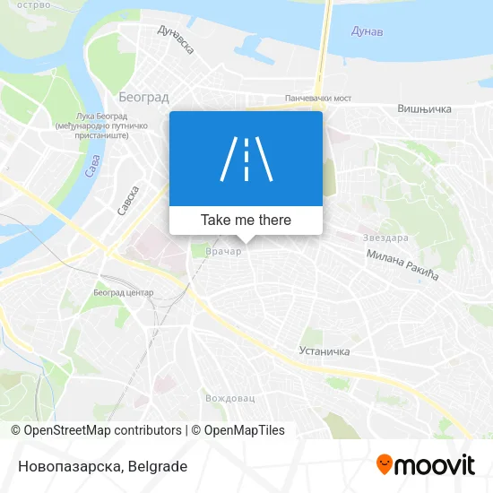Новопазарска map