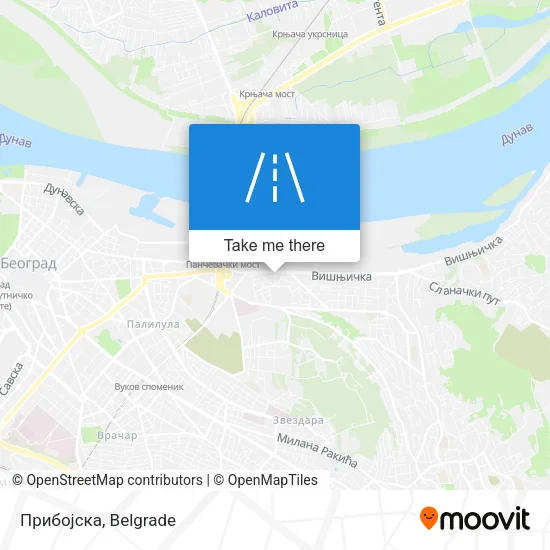 Прибојска map