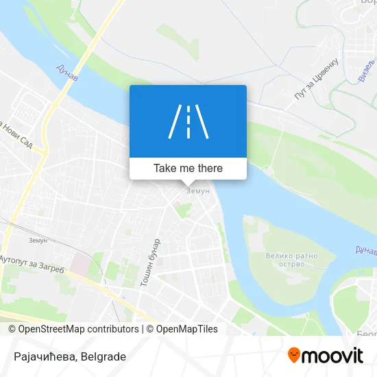 Рајачићева map