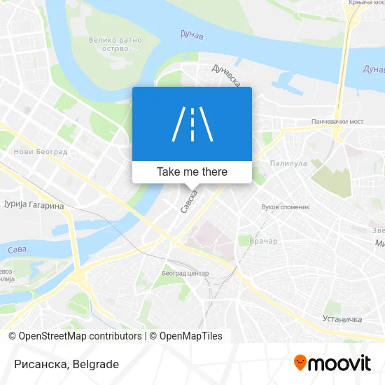 Рисанска map