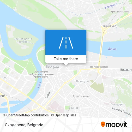 Скадарска map