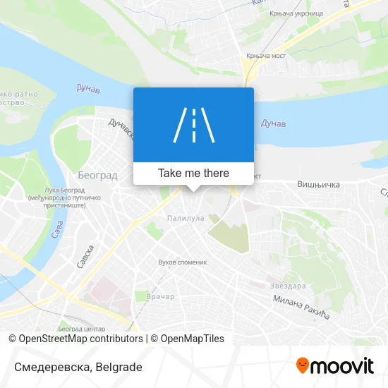 Смедеревска map