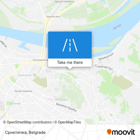 Срнетичка map