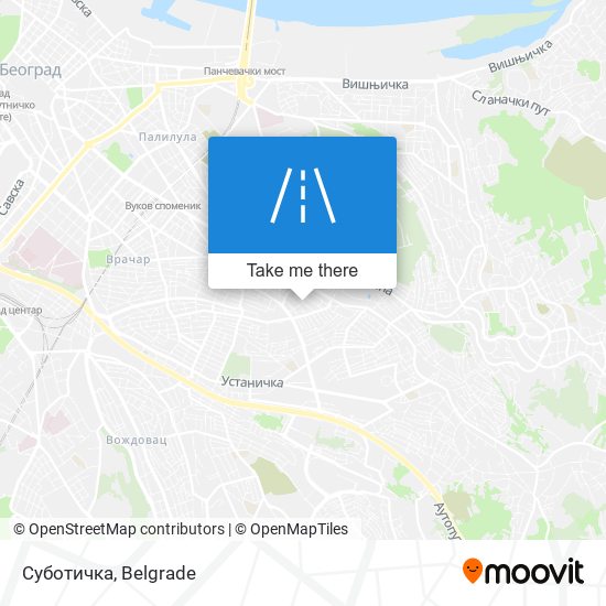 Суботичка map